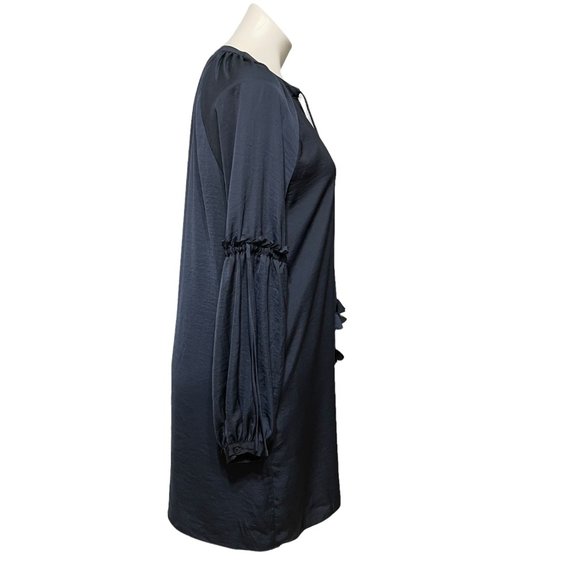 Greylin Small Blue Long Raglan Sleeve Darla Shift Dress EUC - Picture 3 of 8